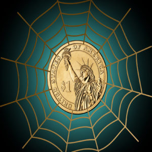 Dollar in the spider's web kindle cover