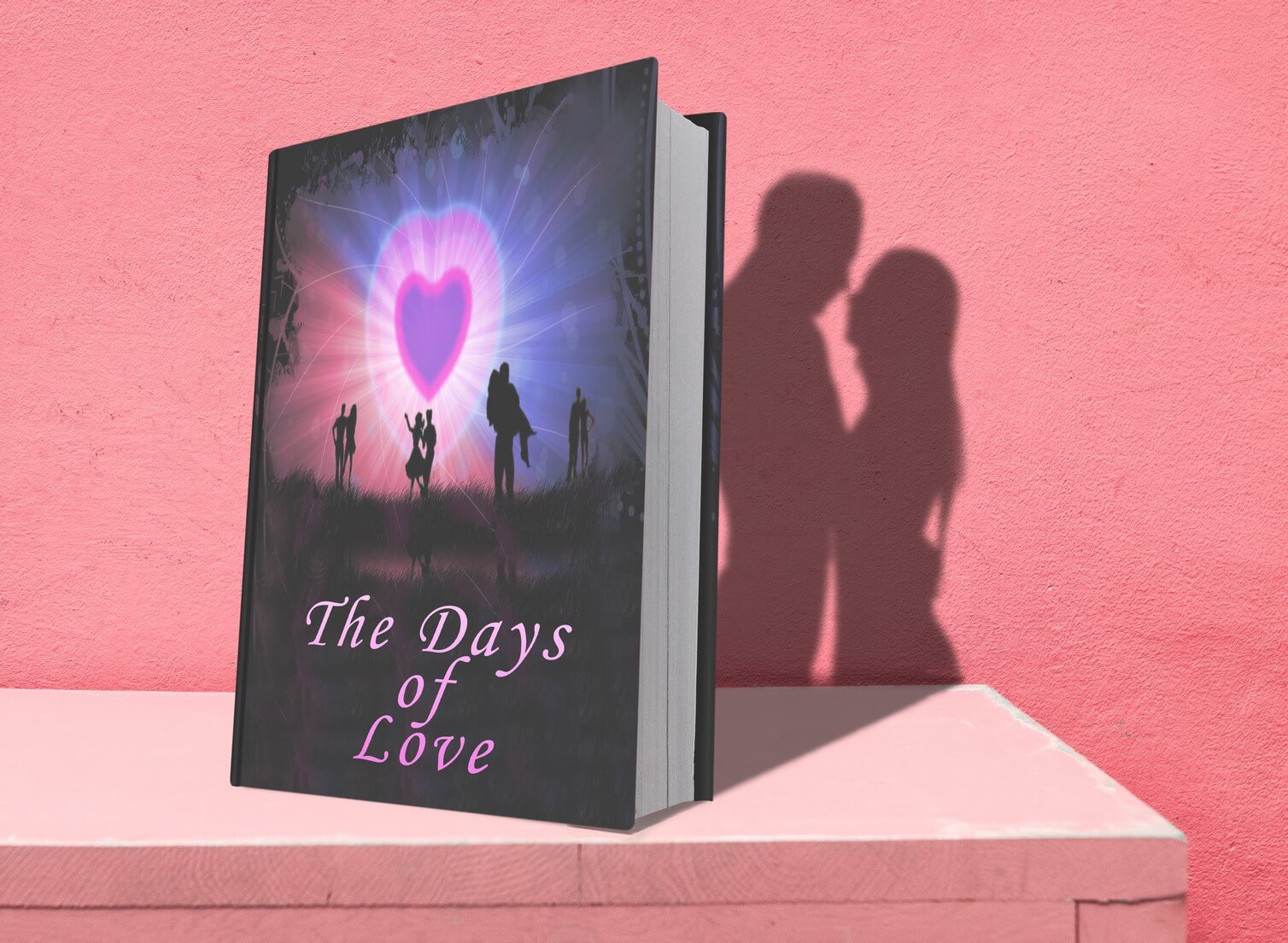 3D cover with a love shadow